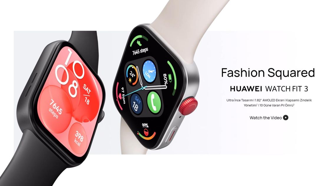 Huawei Watch Fit 3 - Deri