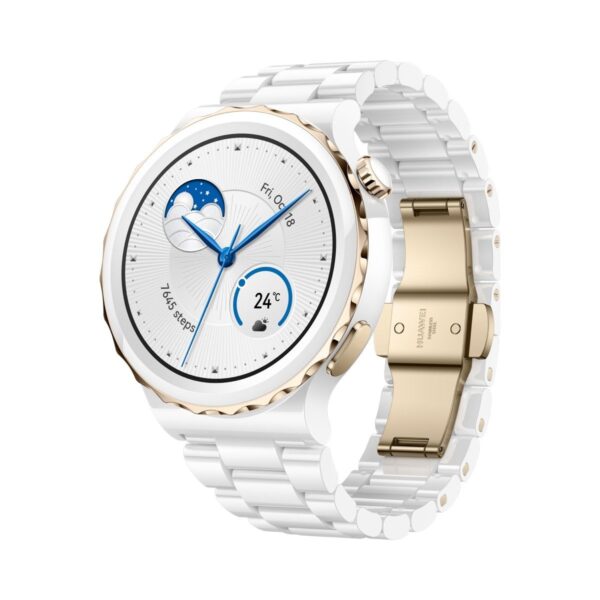 Huawei Watch GT3 Pro 43MM Seramik Kasa Akıllı Saat Modeli ile Spor ve Günlük Kullanım Uyumlu