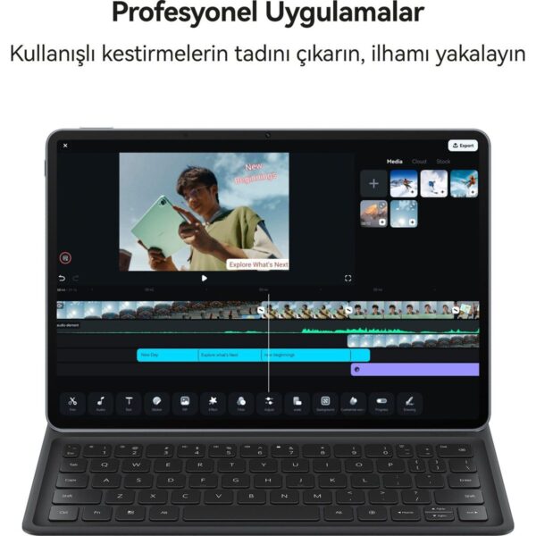 Huawei Yeni (2026) MatePad 11.5S Ultra Net PaperMatte Ekran 12GB 256GB Uzay Grisi + Ayrılabilir Klavye