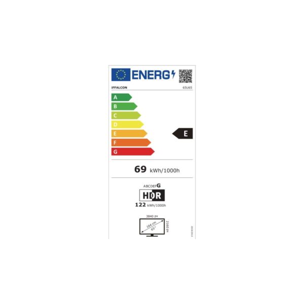 iFFALCON 65U65 65” 165 Ekran Uydu Alıcılı 4K Ultra HD Google LED TV