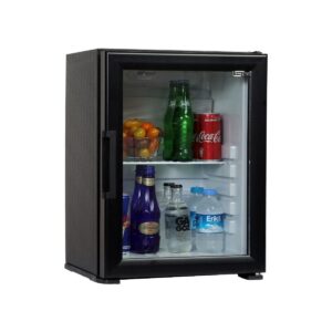 ISM Siyah Cam Kapılı Mini Buzdolabı 40 lt Büro Tipi Enerji Sınıfı G Mekanik Kontrol SM-40G HBCV00000U127W