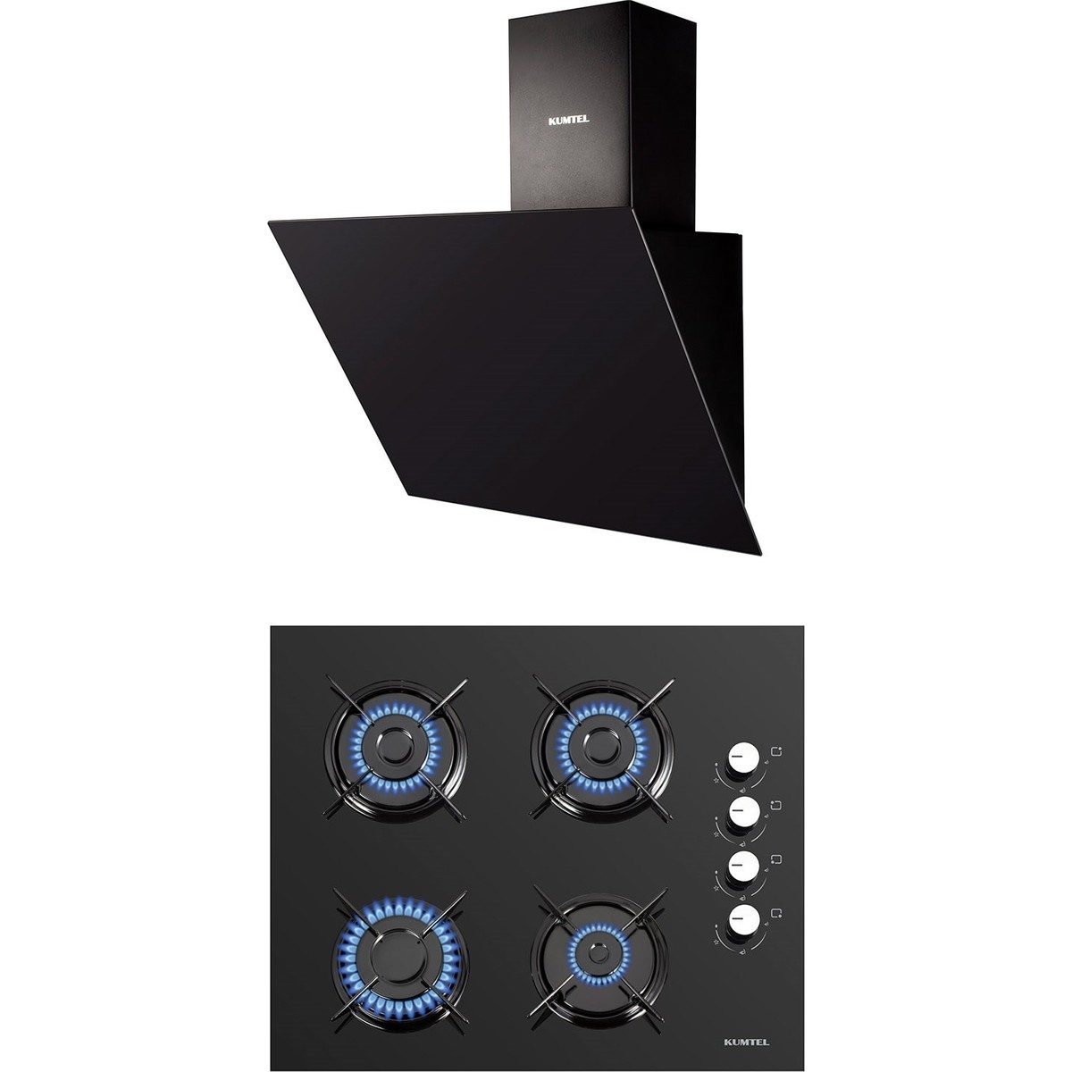 Kumtel 2'li Siyah Ankastre Set (KO-40 TAHDF + DA6-833) HBCV00002K44OH