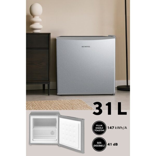 Kumtel 31L Mini Dondurucu Silver HFR-50SL