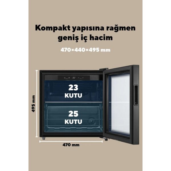 KUMTEL HMB-60 44 L Cam Kapılı Mini Buzdolabı (Minibar)