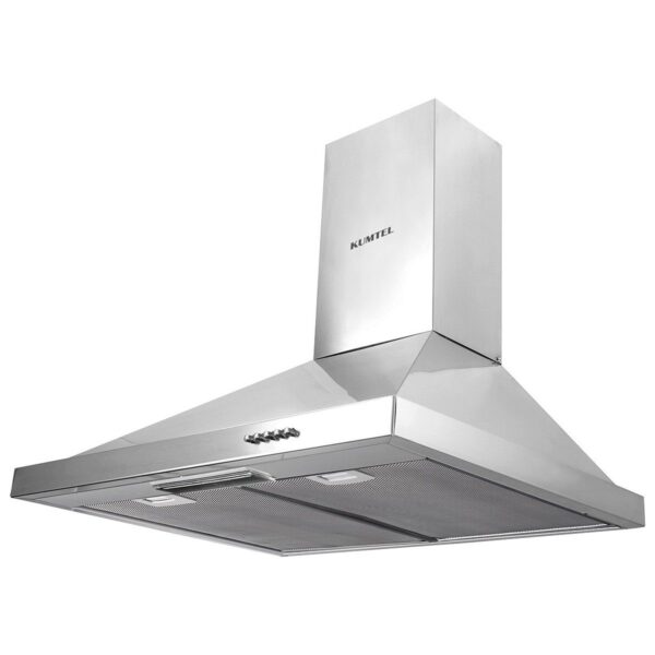 Kumtel Inox Ankastre 2 Li Set Model Ko-410 Bf 4 Gözü Gazlı Ocak ve Piramit Davlumbaz
