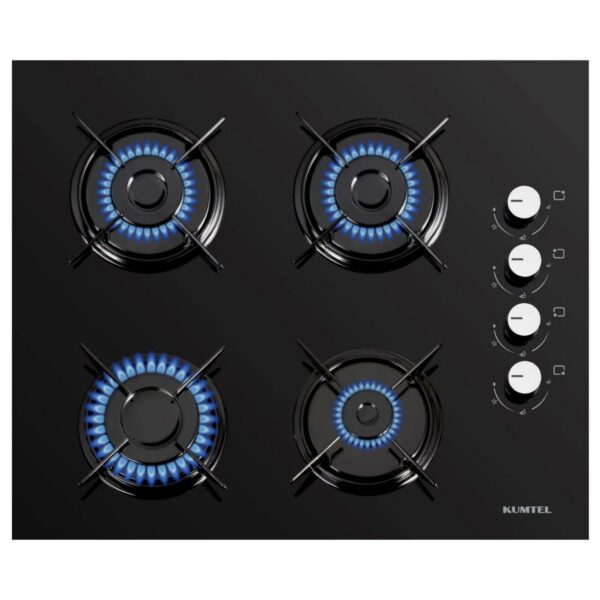 Kumtel Kristal Siyah Cam Ankastre Set (DA6-830 Davlumbaz + KO-40 TAHDF Ocak + B66 – SF2 Fırın)