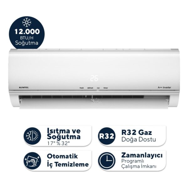 Kumtel Matsu KMSAC-12 A++ Inverter Duvar Tipi Split Klima (Montaj Dahil)