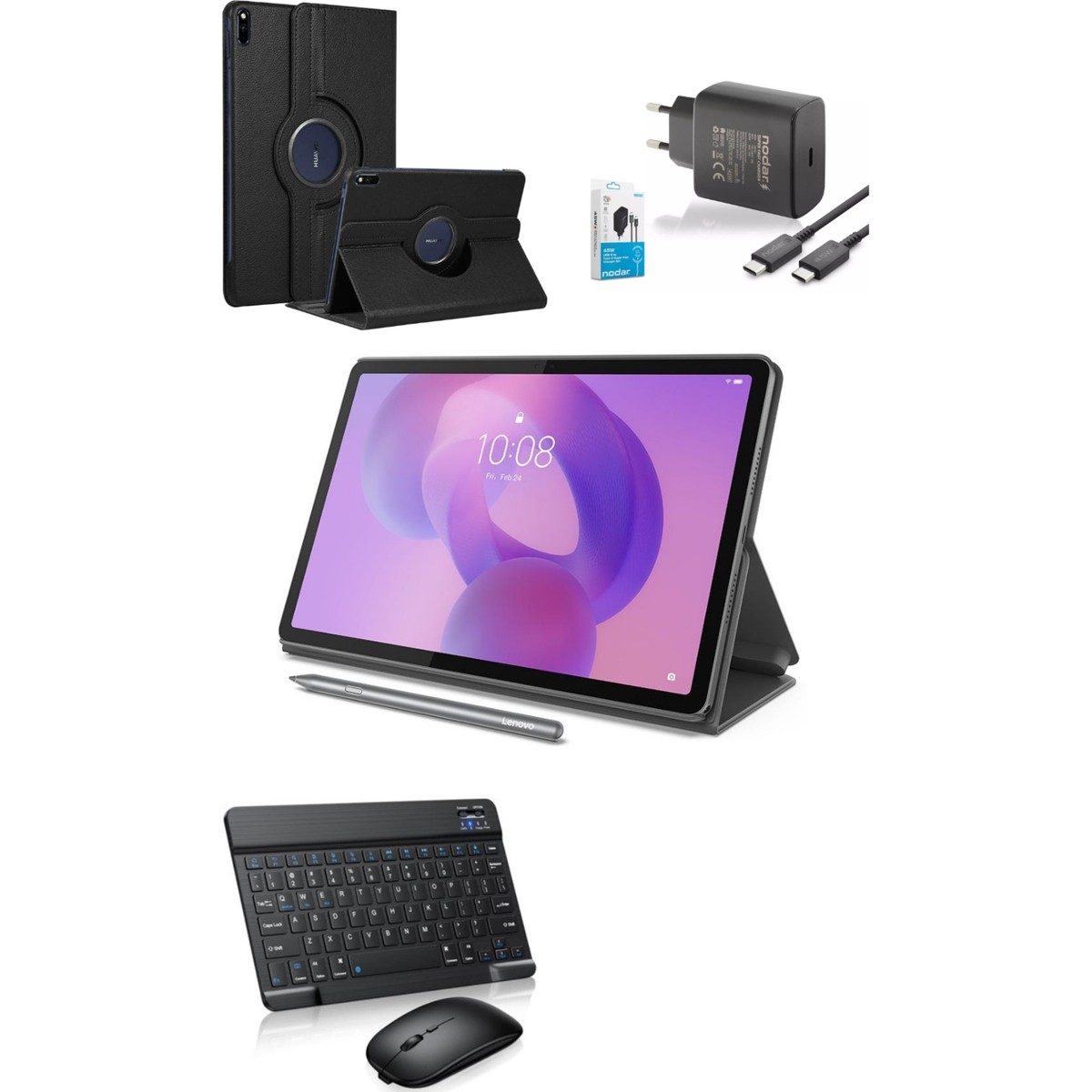 Lenovo Idea Tab 8GB 128GB 11" TABLET+KALEM+KILIF+KLAVYE+MOUSE+ŞARJ BAŞLIK Uzay Grisi