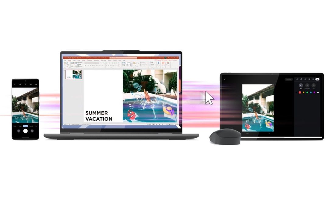 Lenovo Idea Tab Pro 8gb 256GB 12.7" 3k 400NITS 144Hz Jbl Hoparlörlü Tablet + Klavye + Kalem ZAE40187TR -Gri