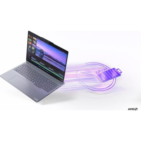 Lenovo ThinkBook 16p G6 ADR AMD Ryzen 9 8940HX 32GB 1TB SSD RTX 5060 8GB (115W) 16″ 2.5K WQXGA (2560×1600) IPS Panel 240Hz Freedos Taşınabilir Bilgisayar 21U00013TX