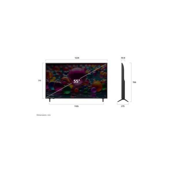 LG 55UA84006LB 55” 139 Ekran Uydu Alıcılı 4K Ultra HD Smart LED TV