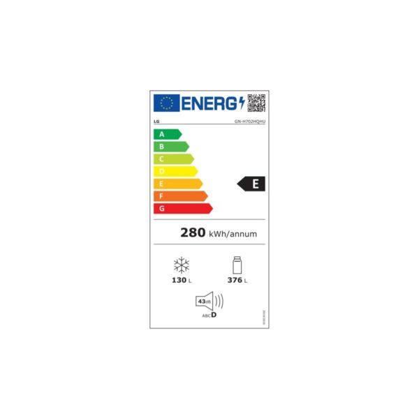 LG GN-H702HQHU No-Frost Buzdolabı 506 lt Kapasite Enerji Sınıfı E Şık Tasarım