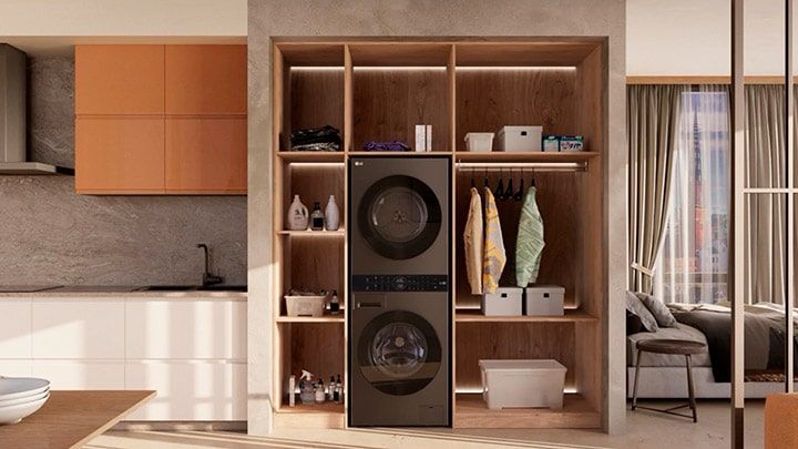 LG W4W8BVKKWHM 1400 Devir 12/10 Kg Kurutmalı Çamaşır Makinesi A Enerji Sınıfı ile Yüksek Performans
