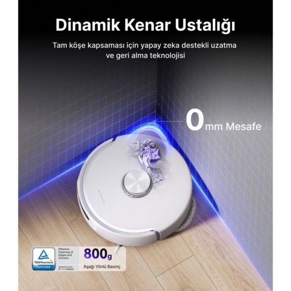 Narwal Freo Z10 Ultra Akıllı Robot Süpürge Gri 18.000PA Emiş Gücü Sert Zemin Kullanımı için