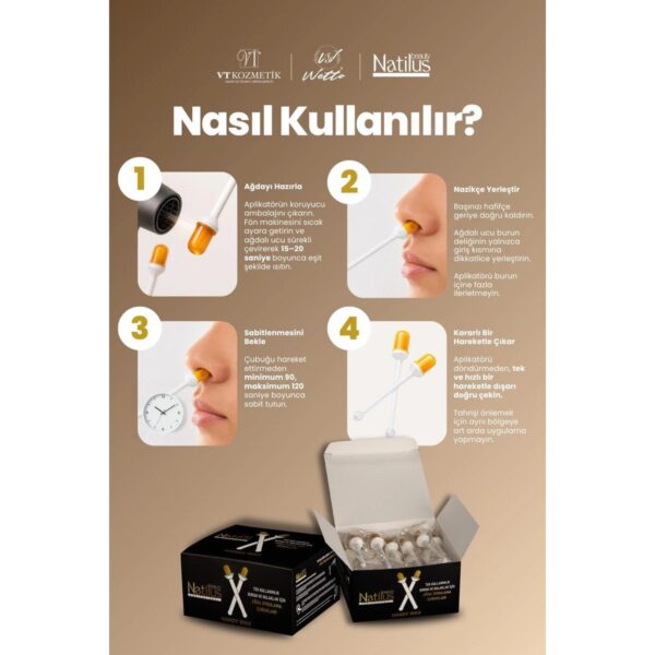 Natilus Professional Handy Wax Burun Kulak Için Tek Kullanımlık Ağda Çubukları