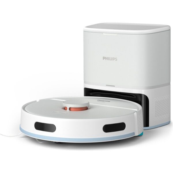Philips 2000 Serisi Robot Süpürge, Islak ve Kuru Temizlik, LDS Radar Teknolojisi, Otomatik Boşaltma İstasyonu, HomeRun, Beyaz, XU2100/25