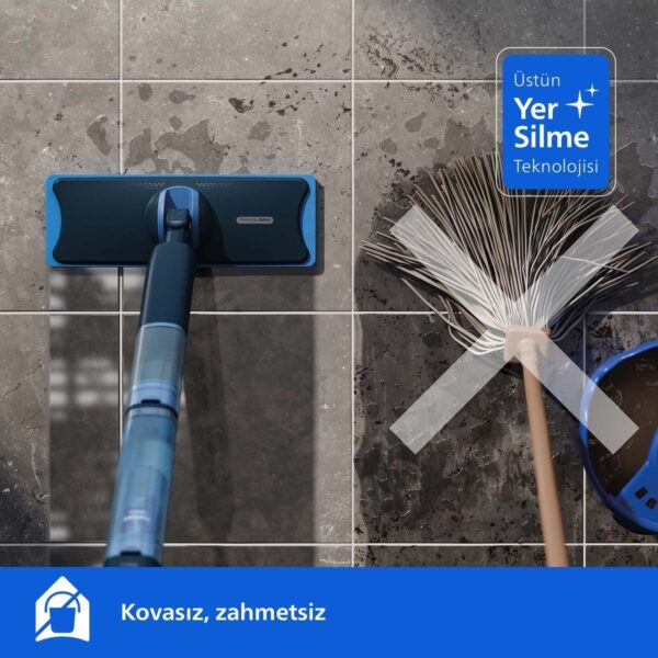 Philips 5000 Serisi OneUp Elektrikli Mop, 360° başlık ile zahmetsiz kullanım, (XV5113/01)