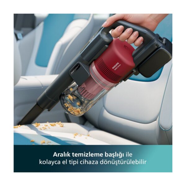 Philips 6000 Serisi Kablosuz Dikey Süpürge, PowerCyclone 11, 64 Dakika Kullanım Süresi, XC6552/01