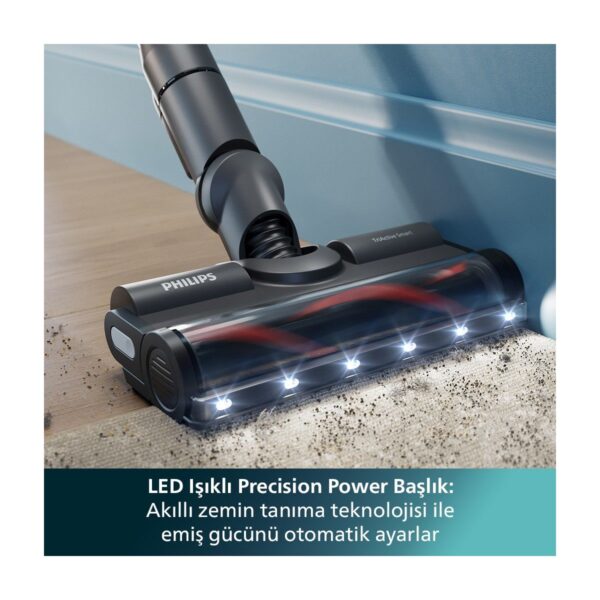 Philips 6000 Serisi Kablosuz Dikey Süpürge, PowerCyclone 11, Aqua Modül ile Kolay Mop, TriActive LED Başlık, 64 Dakika Kullanım, XC6553/01
