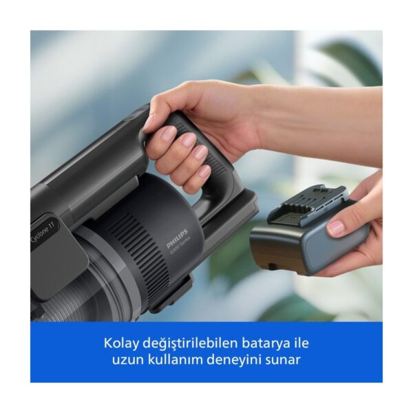 Philips 6000 Serisi Kablosuz Dikey Süpürge, Powercyclone 11, XC6551/01