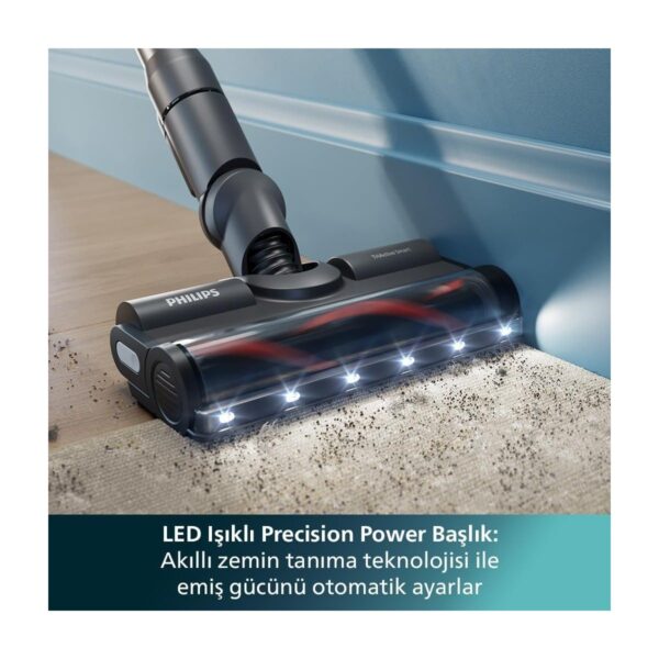 Philips 6000 Serisi Kablosuz Dikey Süpürge, Powercyclone 11 (XC6552/01) ve Philips Orijinal Yedek Filtre – Kablosuz Süpürge 6000, 7000 ve 8000 Serisi ile Uyumlu (XV1681/01)
