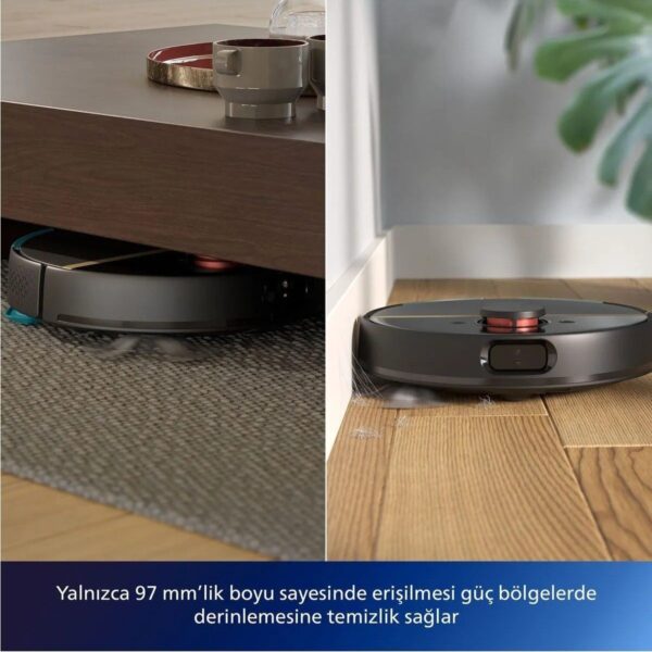 Philips 7000 Islak Kuru Robot Süpürge XU7100/01 5000 Pa Emiş Gücü ile Düz Zemin Temizliği XU7100/01