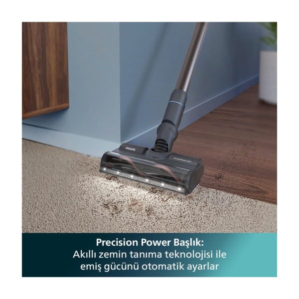 Philips 7000 Serisi Aqua 25.2 V Kablosuz Dik Süpürge, PowerCyclone 12, TriActive Başlık, 80 dk’ya kadar Çalışma, 3 Aşamalı Filtreleme, XC7053/01