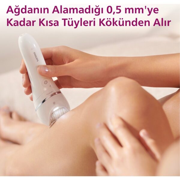 Philips BRE720/05 Epilatör (Yüz+Koltuk alti+Bikini Bölgesi+Bacak)Islak-Kuru,Işıklı,Kablosuz