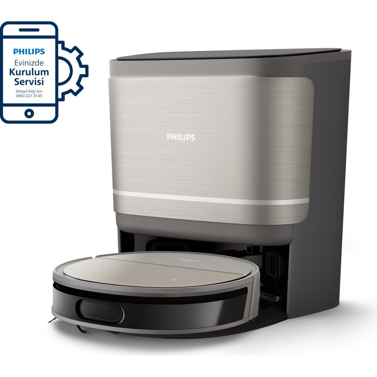 Philips XU9100/10 Homerun 9000 Serisi Islak Temizlik Yapabilen Robot Süpürge HBCV0000CBMXQV
