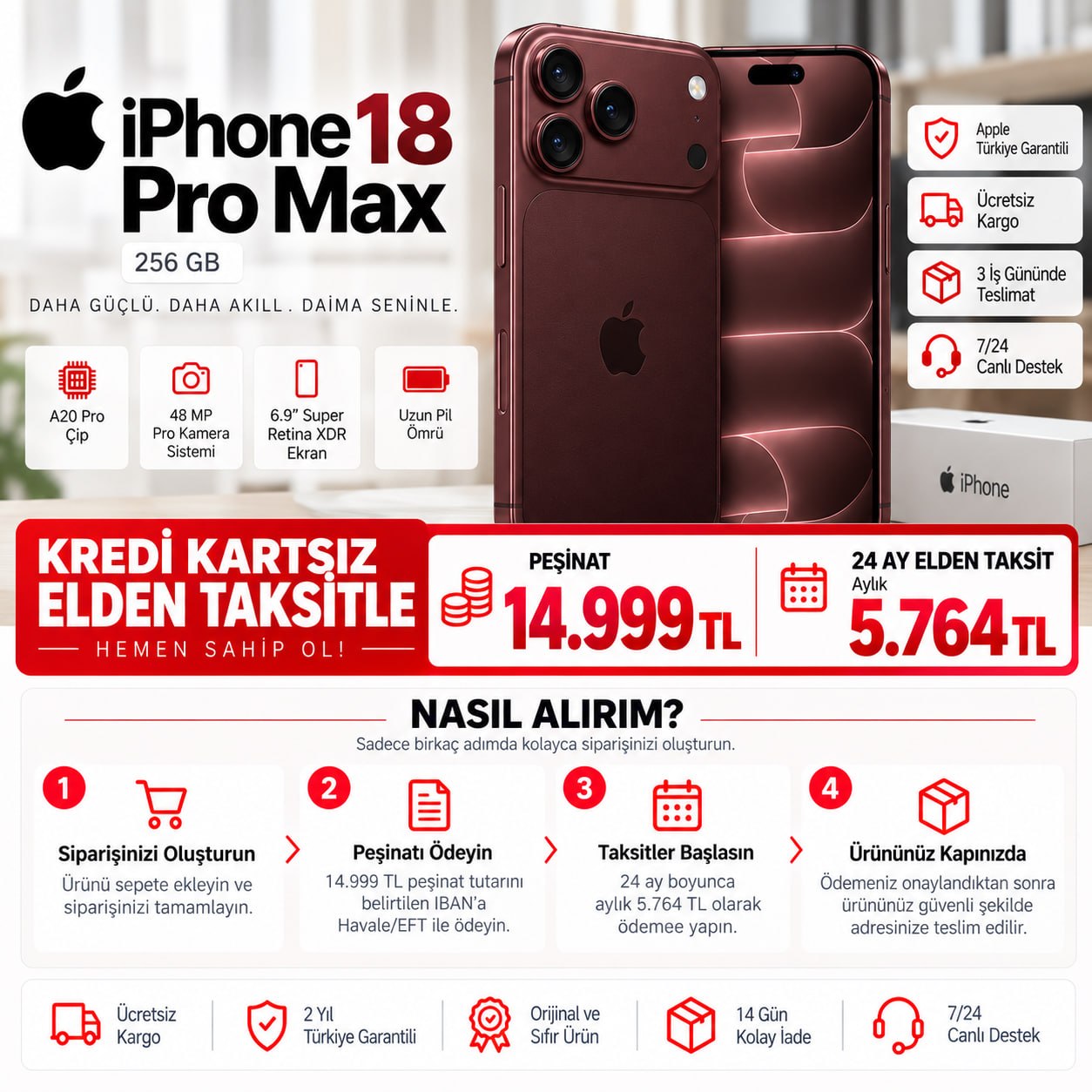 Apple iPhone 18 Pro Max — Telefon