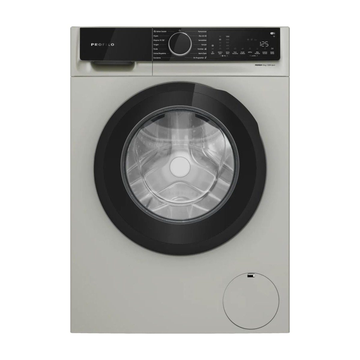 Profilo CGK252ZXTR Çamaşır Makinesi 10 kg 1200 Devir Gümüş HBCV0000986ONJ