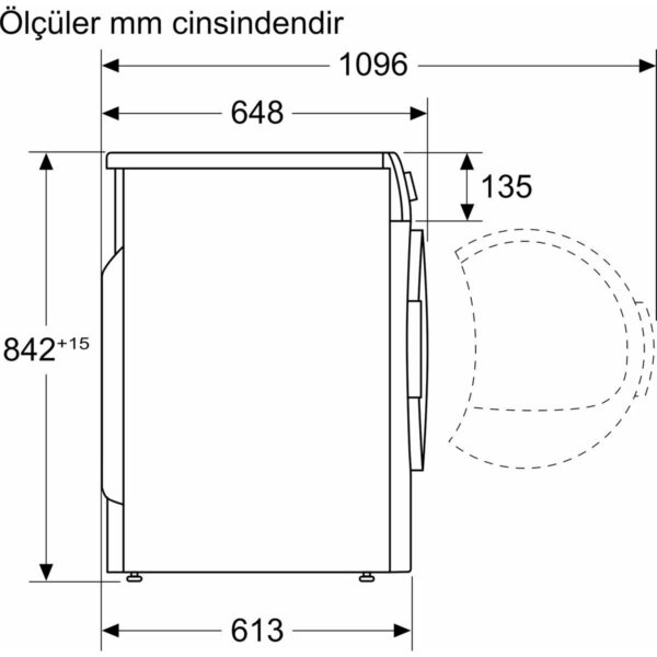 Profilo KM961RCTR A++ 9 kg Isı Pompalı Kurutma Makinesi