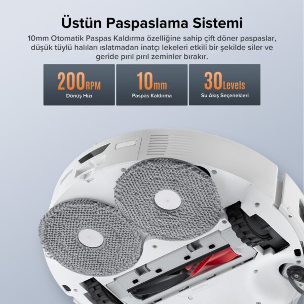 Roborock Qrevo Edge 5V1 Akıllı Robot Süpürge – Beyaz
