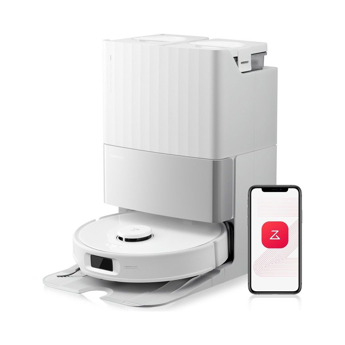 Roborock Qrevo Edge 5V1 Akıllı Robot Süpürge - Beyaz HBCV00008XLAGY