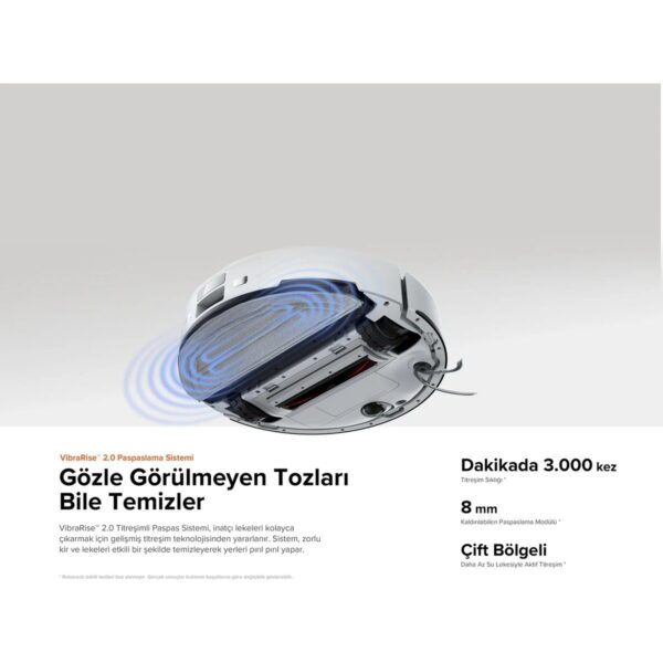 Roborock S9 Plus Akıllı Robot Süpürge 13.000 pa – Beyaz