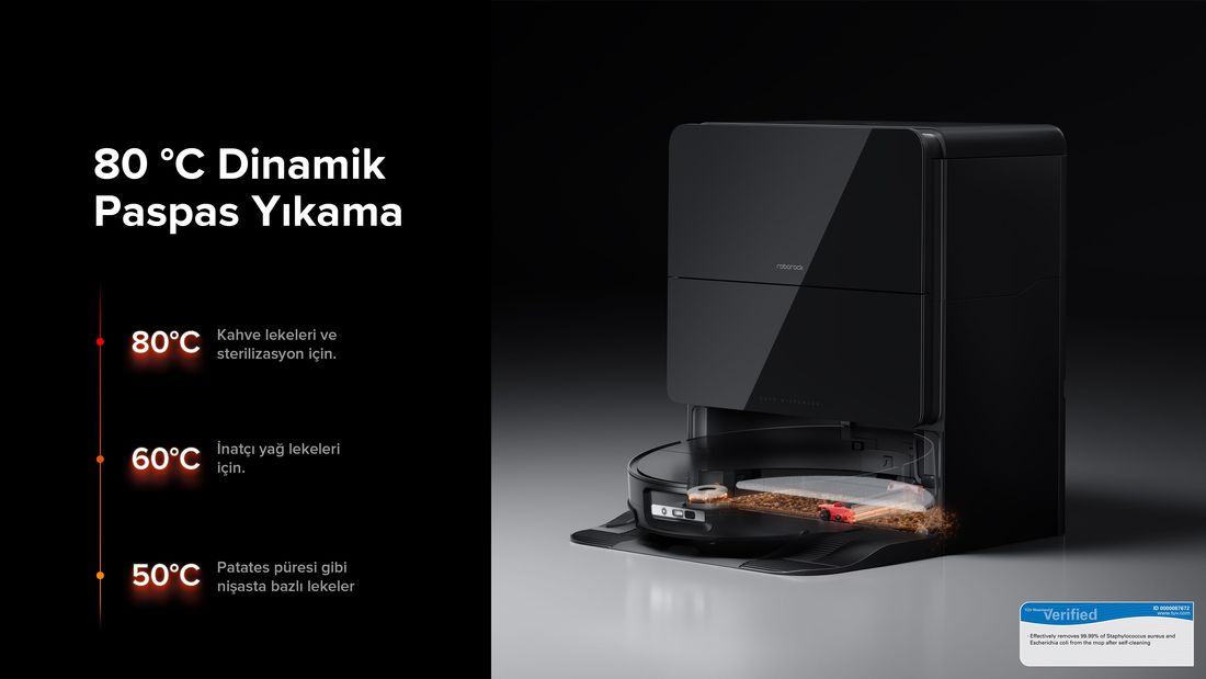 Roborock Saros 10 Akıllı Robot Süpürge