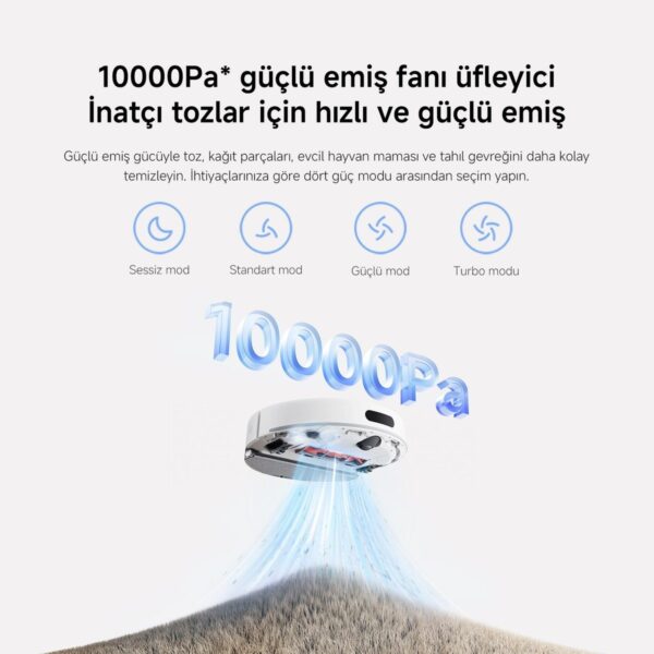 Robot Vacuum H40 Akıllı Robot Süpürge + Mop 10000PA