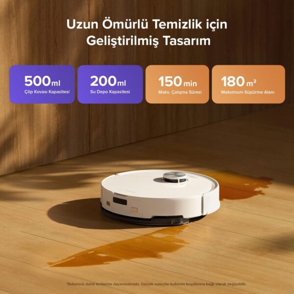 S8 Pro Plus Akıllı Robot Süpürge – Beyaz