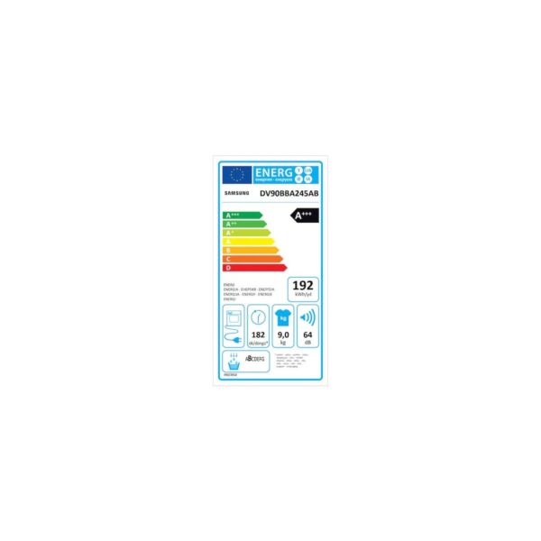Samsung DV90BBA245ABAH 9 kg A+++ Bespoke Isı Pompalı Çamaşır Kurutma Makinesi 12 Programlı Özellikler