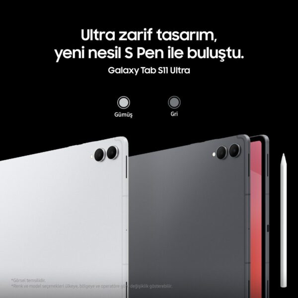 Samsung Galaxy Tab S11 Ultra 14.6″ AMOLED Ekran 12GB RAM 512GB Depolama Android İşletim Sistemi SM-X930