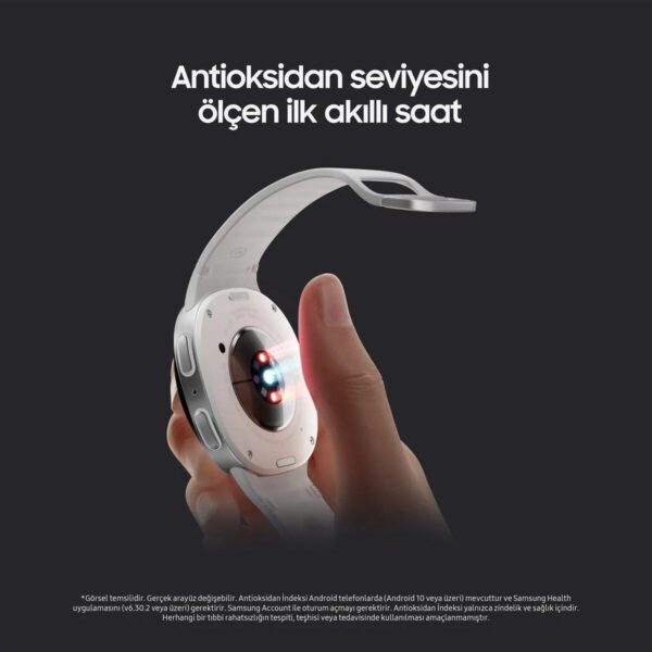 Samsung Galaxy Watch8 Large SM-L330NDAATUR Akıllı Saat GPS Kalp Ritmi Ölçme Özellikleriyle