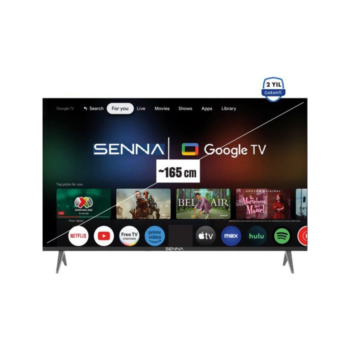 Senna 65UQ9500F 65" 165 Ekran 4K Ultra HD Smart QLED TV LED Teknolojisi HBCV00008LWYAQ