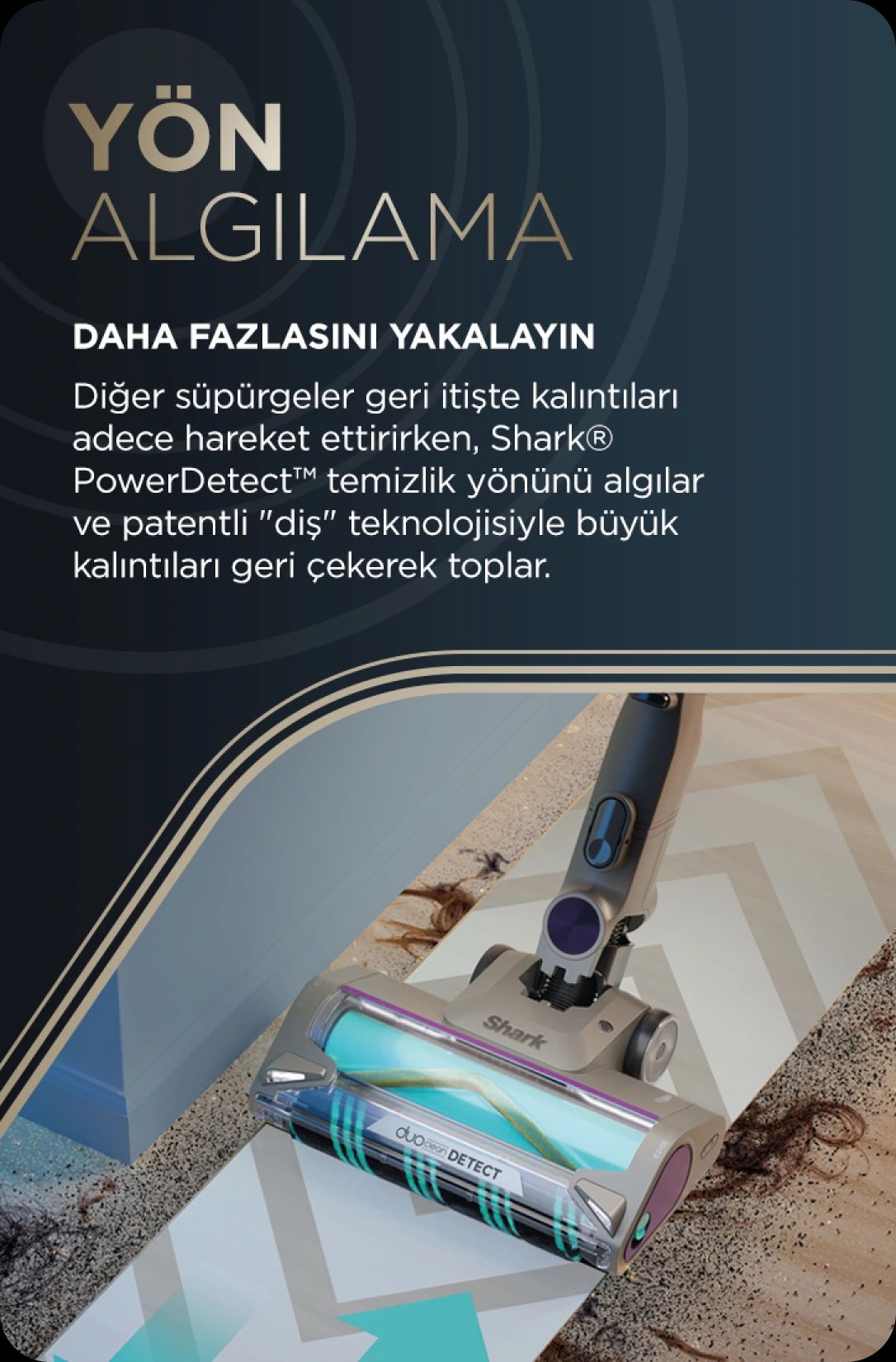 Shark Powerdetect Clean&empty Pet Başlıklı Şarjlı Dikey Süpürge
