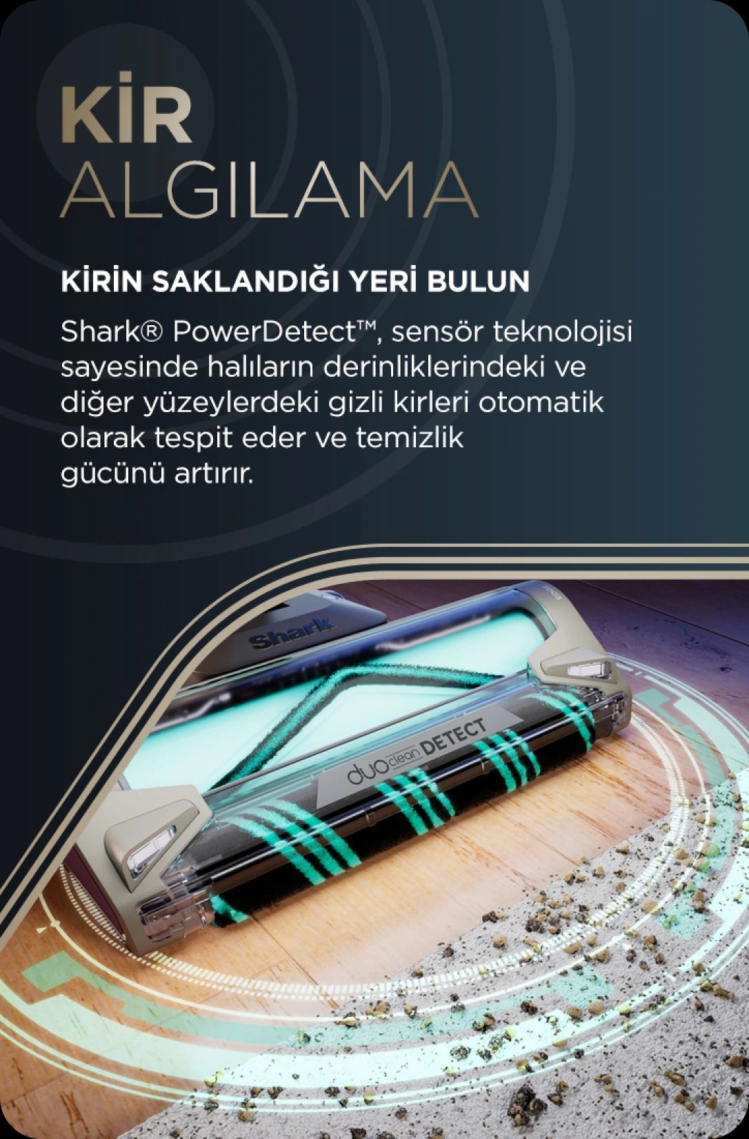 Shark Powerdetect Clean&empty Pet Başlıklı Şarjlı Dikey Süpürge