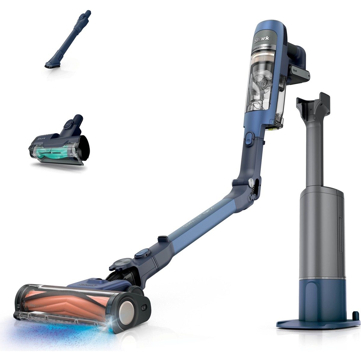 Shark® Powerdetect Speed™ Clean & Empty - Auto Empty Sistemli Pet Başlıklı Şarjlı Dikey Süpürge – Ultramarine HBCV0000H7XJY1