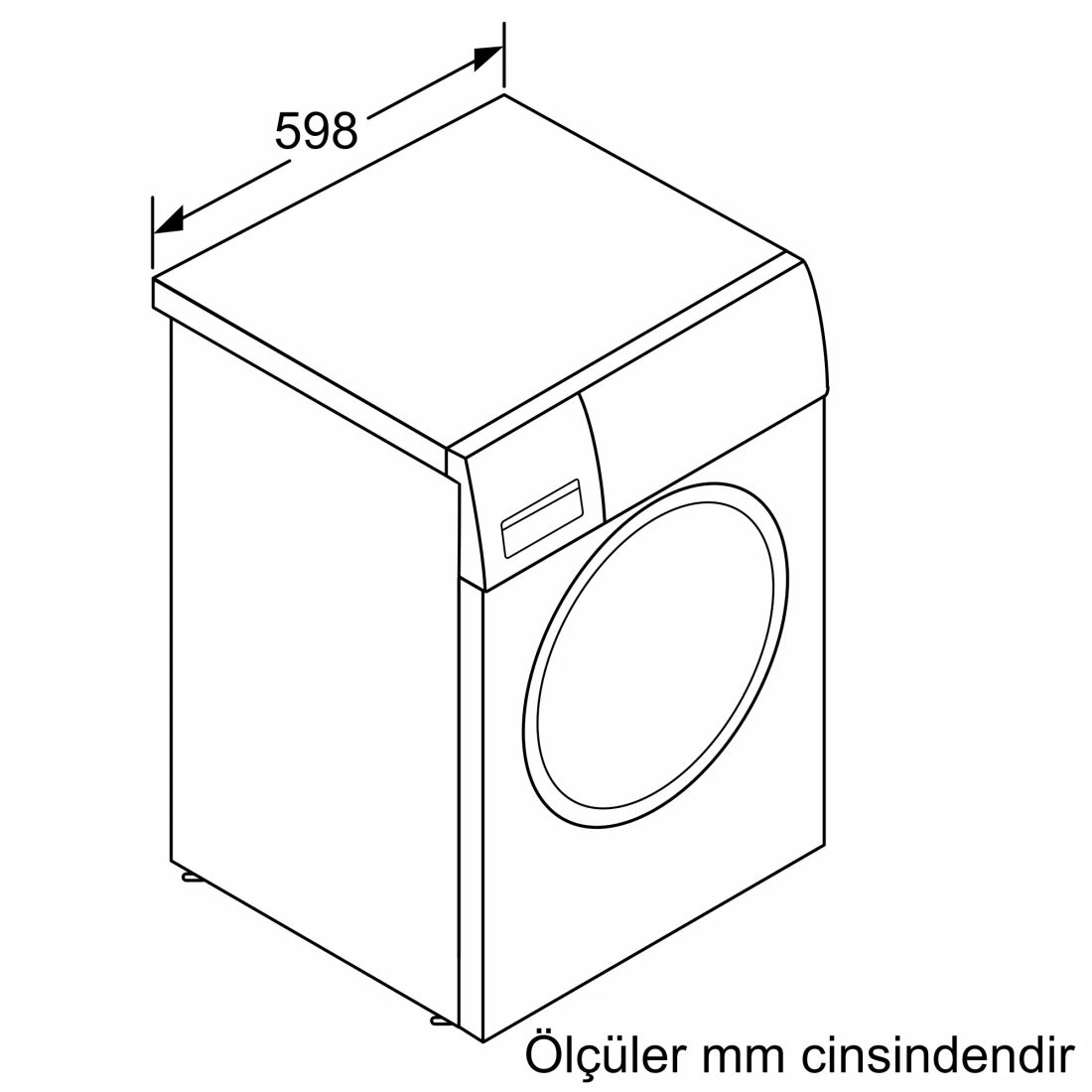 Siemens WG64K2ZRTR Çamaşır Makinesi 11 kg 1400 Devir Antrasit