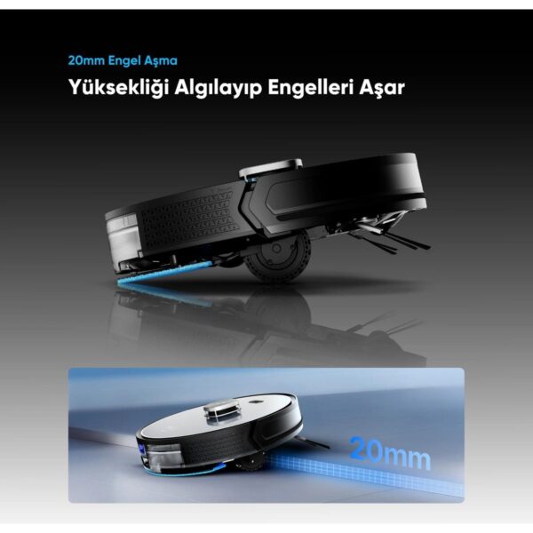 Şımart katya V+ Akıllı Robot Süpürge 15000Pa Premium Otomatik Toz Toplama Üniteli