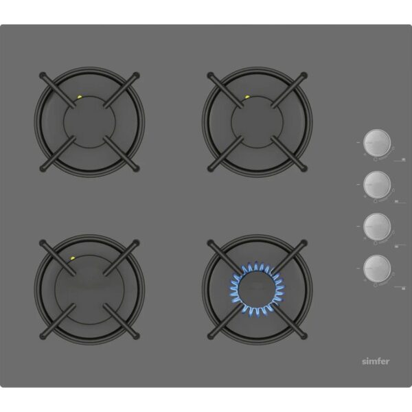 Simfer Ankastre Set Gri Dijital Power Turbo Fanlı Cam Ocaklı 3’lü Set (Fırın + Ocak + Davlumbaz)