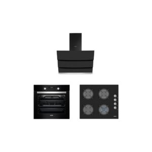 Simfer Turbo Siyah Ankastre Set (7327 Fırın + 3500 Ocak + 8678 Davlumbaz) HBV00000YJ7TG
