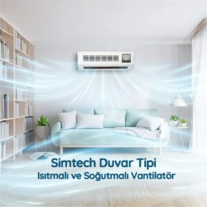 Simtech KM-2514 7000 BTU Duvartipi Isıtıcı ve Vantilatör A+ Enerji Sınıfı Inverter ile Verimli Kullanım HBCV0000CX7RWW